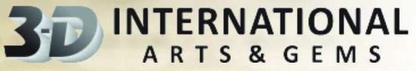 3D International Arts & Gems Logo 