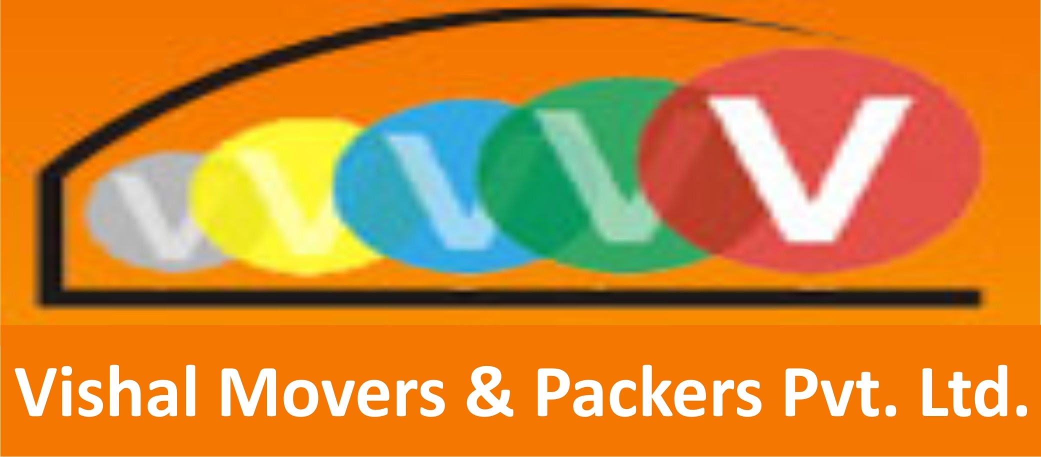 A Vishal Packers & Movers logo