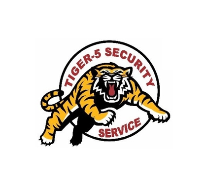 Tiger 5 Security Service Logo 